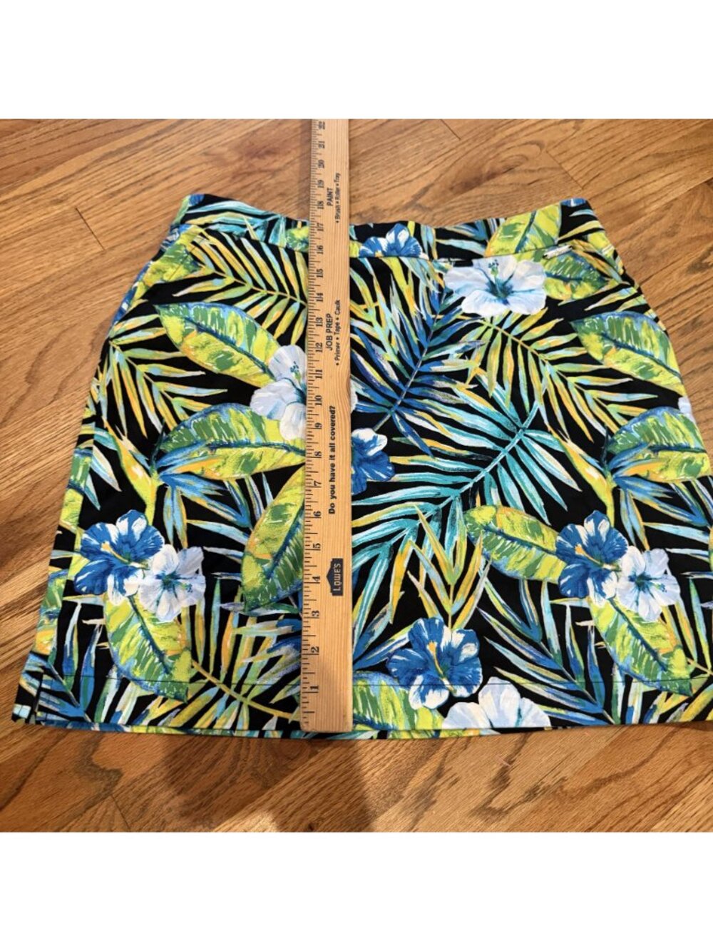 Rafaella Womens Green Blue Pull on Skort Skirt Medium - Picture 3 of 8